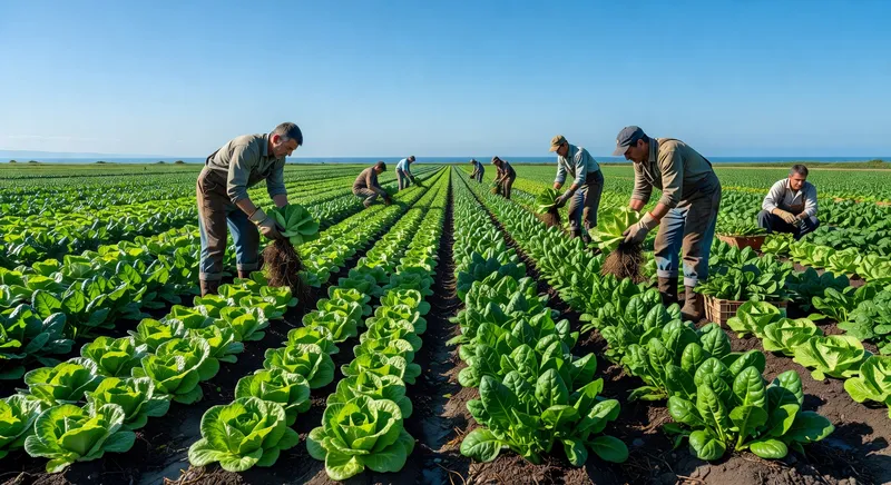 Leafy Greens Harvesting